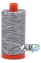 Aurifil Mako 50wt Cotton 1300 m 1422 yd. spool - 4652 Licorice Twist